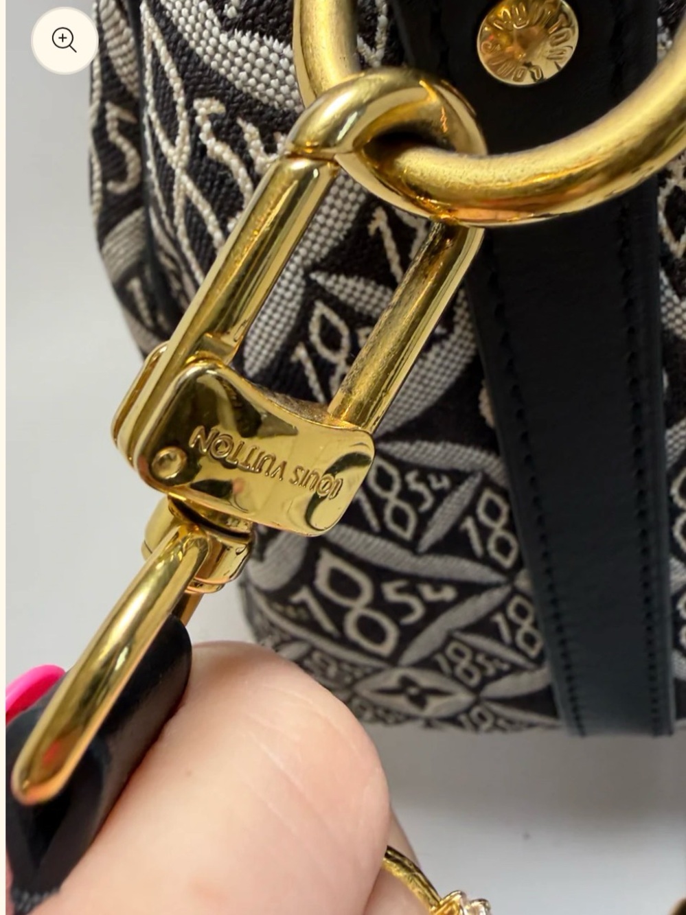 Authentic: Louis Vuitton Speedy 25 Bandoulière 1854 Monogram Jacquard - Picture 11 of 13